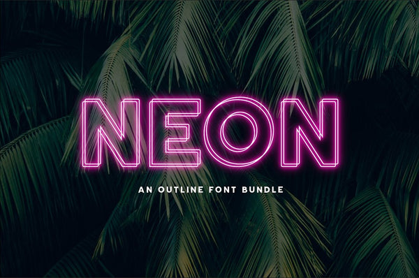 25 Timeless Neon Fonts to Light Your Designs