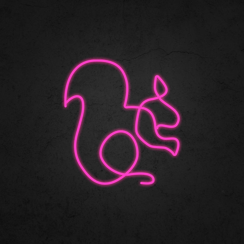 Squirrel Neon Sign | Neonoutlets.