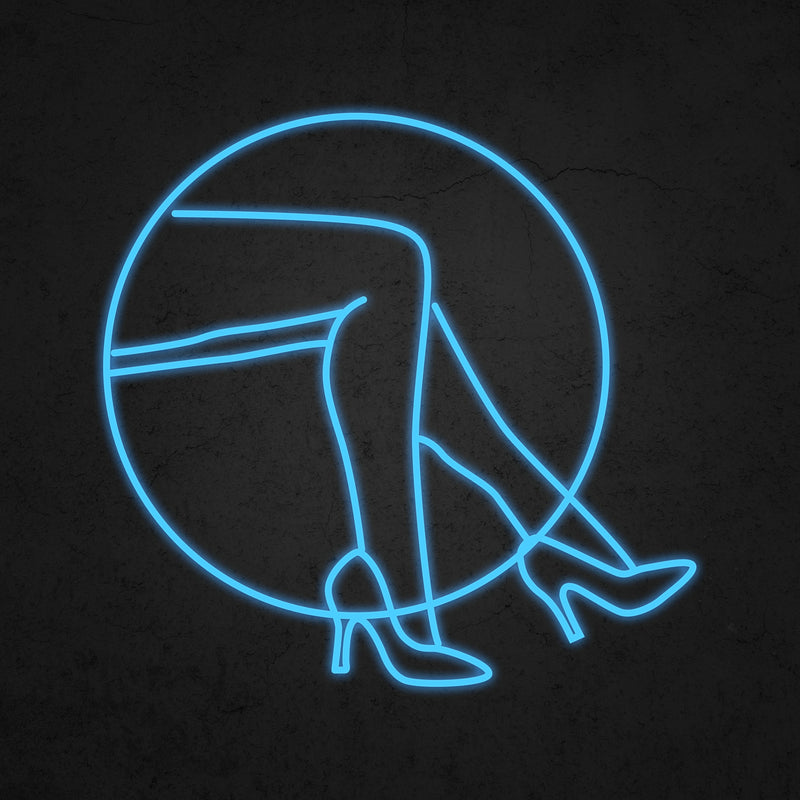 Leg Curve Neon Sign | Neonoutlets.
