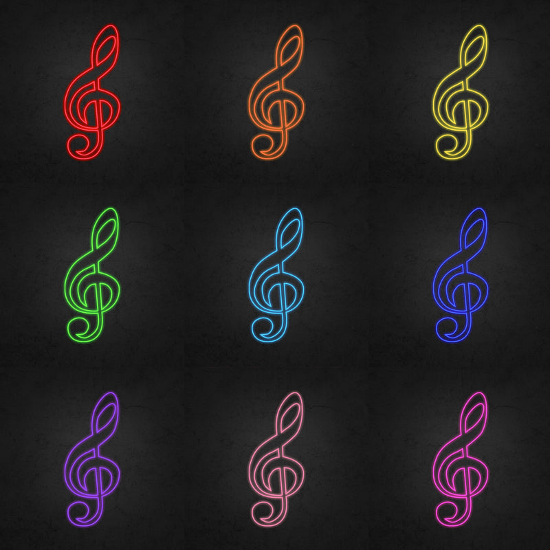 Musical Note Neon Sign | Neonoutlets.