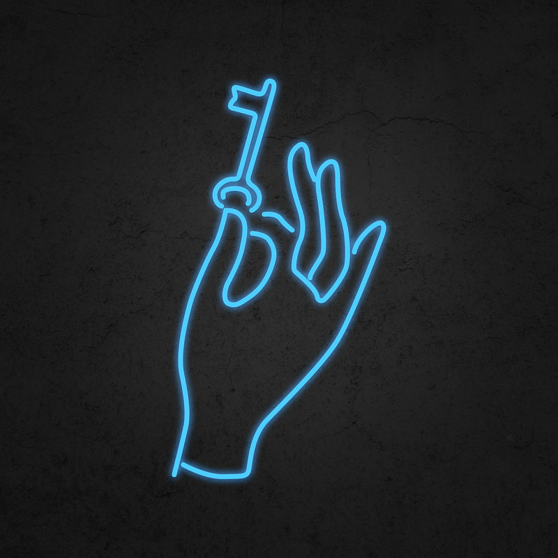 The Key In The Hand Neon Sign | Neonoutlets.