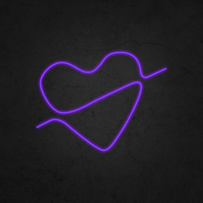 Heart In Love Neon Sign | Neonoutlets.