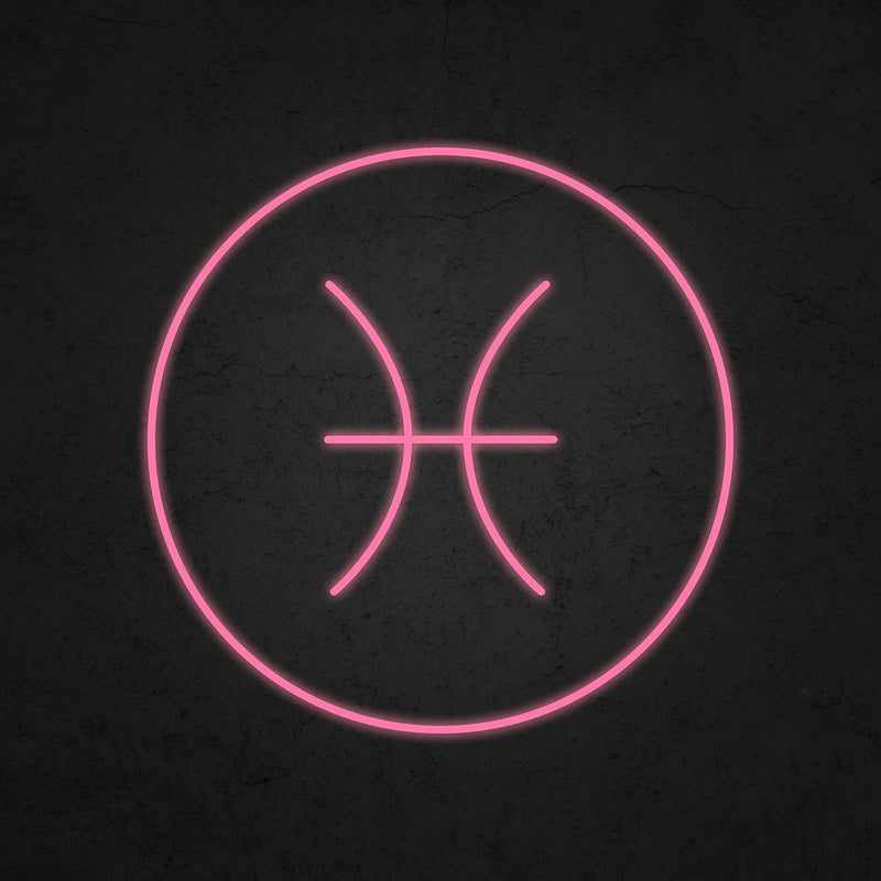 Zodiac Symbol Pisces Neon Sign | Neonoutlets.