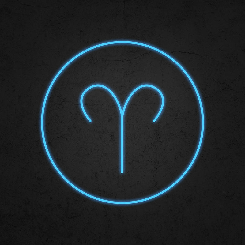 Zodiac Symbol Aries Neon Sign | Neonoutlets.