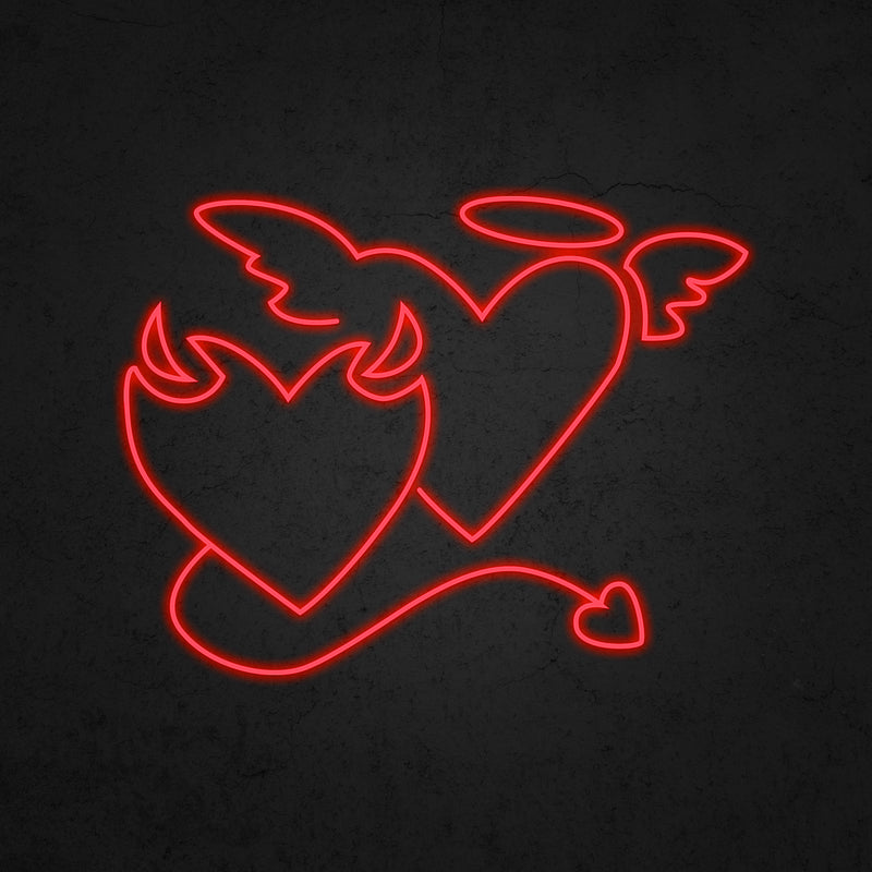 Angel & Demon Neon Sign | Neonoutlets.