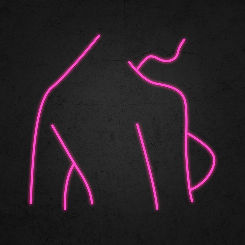 Woman Profile Neon Sign | Neonoutlets.