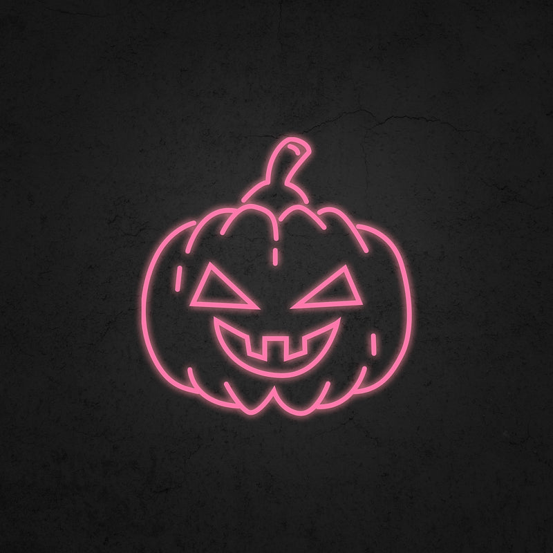 Pumpkin Head Neon Sign | Neonoutlets.