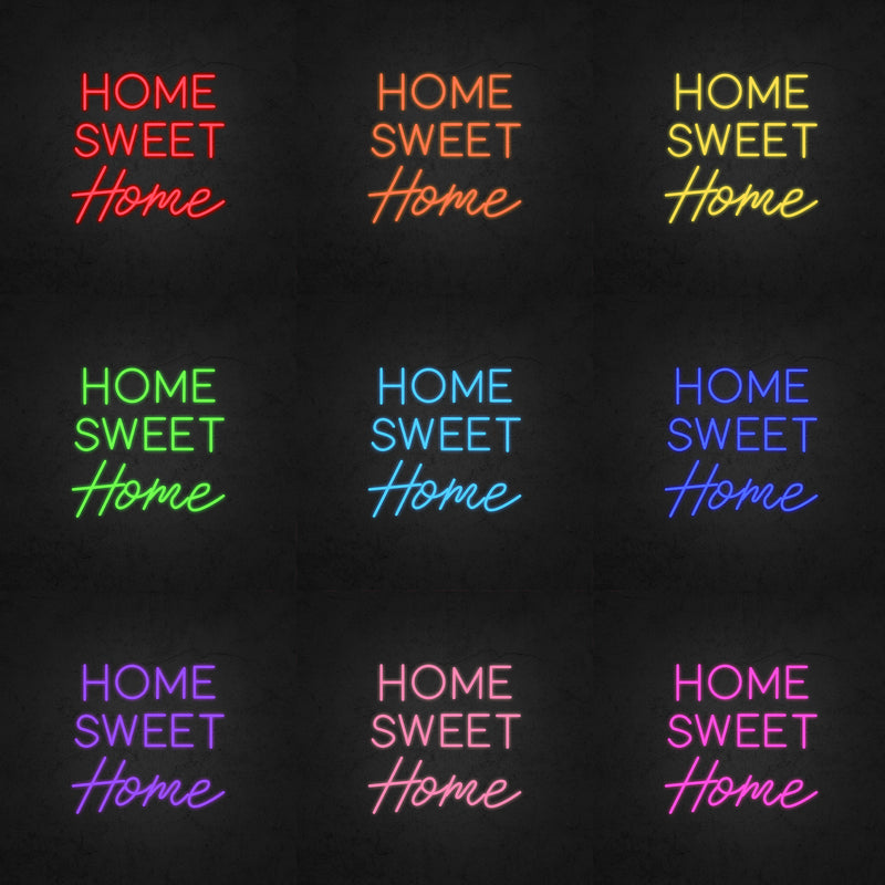 HOME SWEET Home Neon Sign | Neonoutlets.