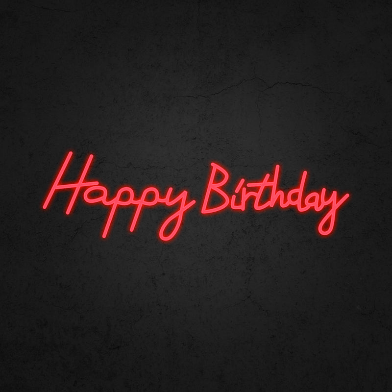 Happy Birthday Neon Sign | Neonoutlets.