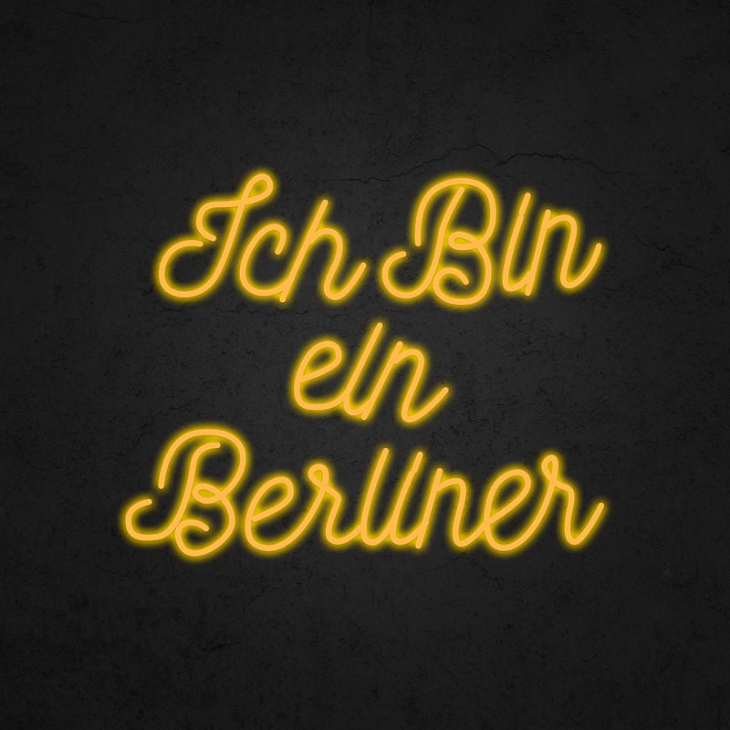 Ich Bin ein Berliner Neon Sign | Neonoutlets.
