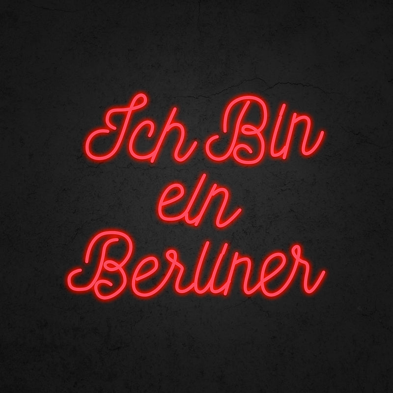 Ich Bin ein Berliner Neon Sign | Neonoutlets.