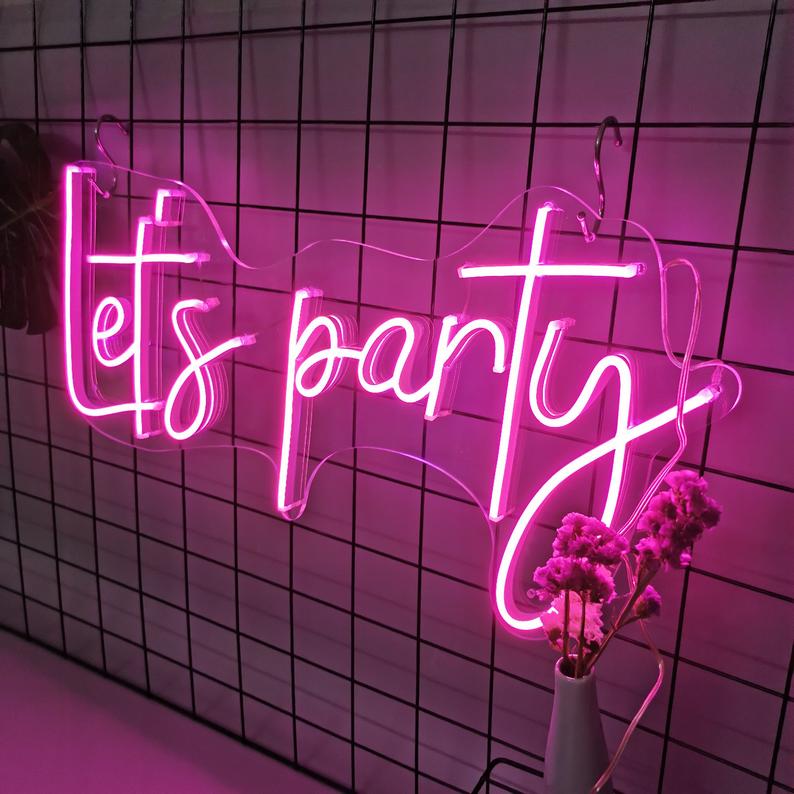 Let's Party Neon Sign | Neonoutlets.