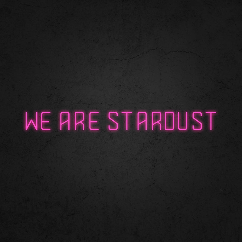 WE ARE STARDUST Neon Sign | Neonoutlets.