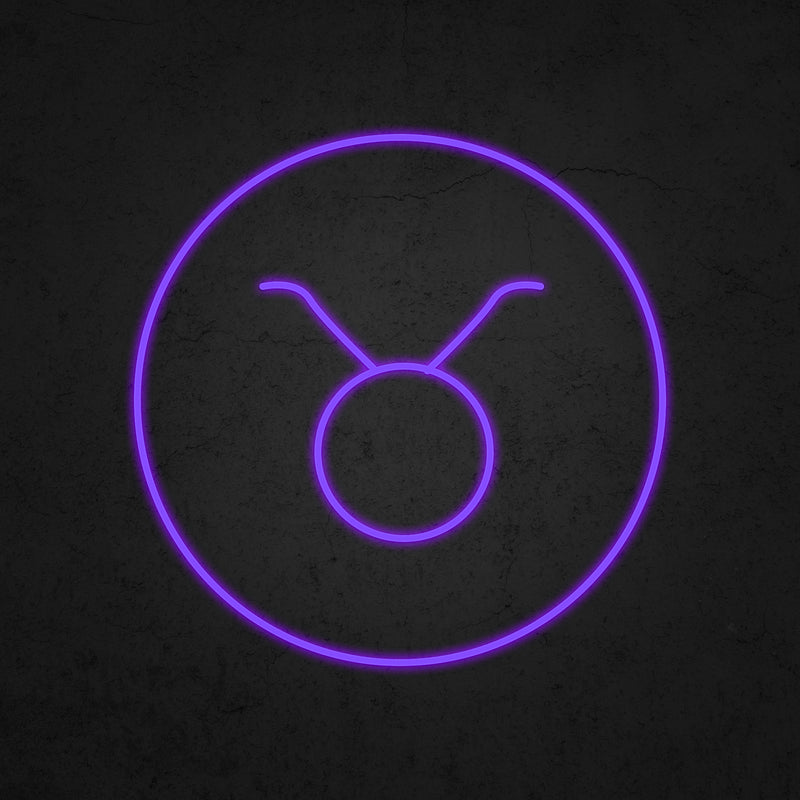 Zodiac Symbol Taurus Neon Sign | Neonoutlets.