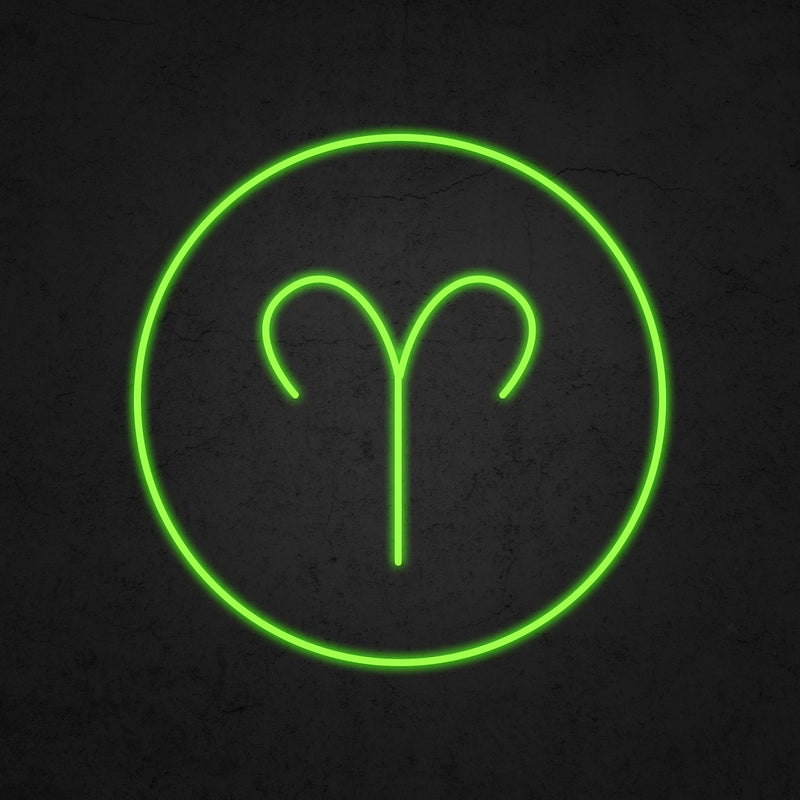 Zodiac Symbol Aries Neon Sign | Neonoutlets.