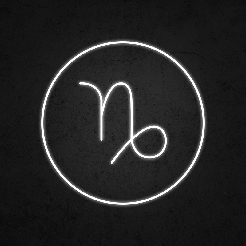 Zodiac Symbol Capricorn Neon Sign | Neonoutlets.