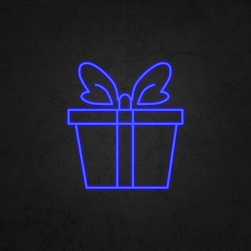Gift Box Neon Sign | Neonoutlets.