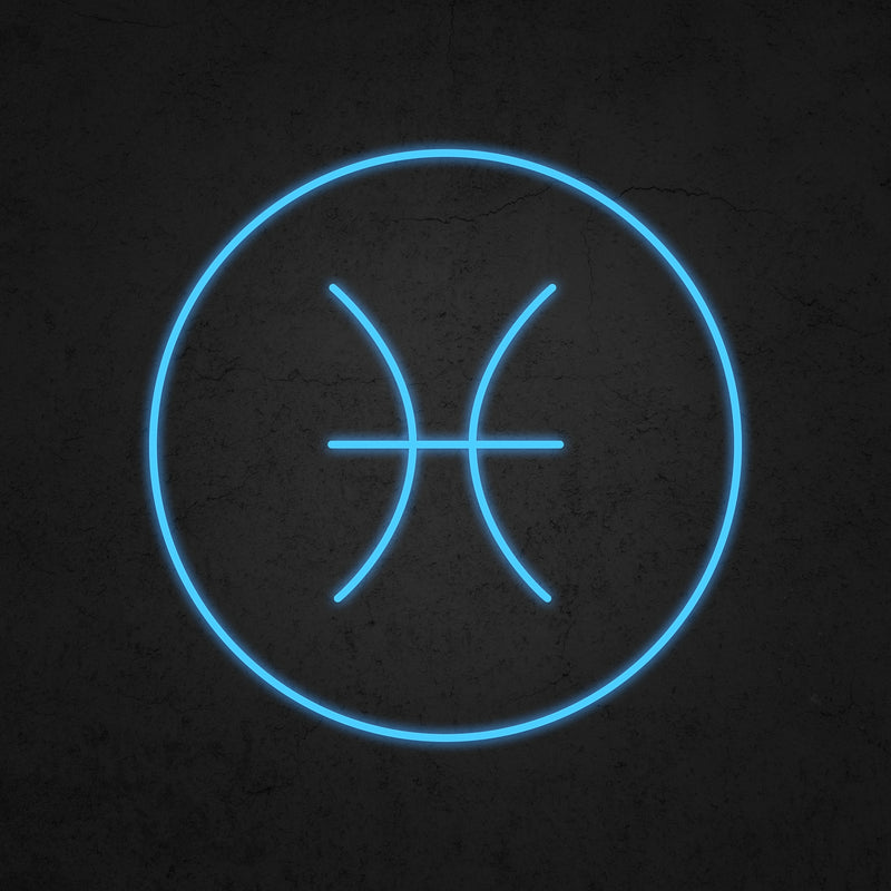 Zodiac Symbol Pisces Neon Sign | Neonoutlets.