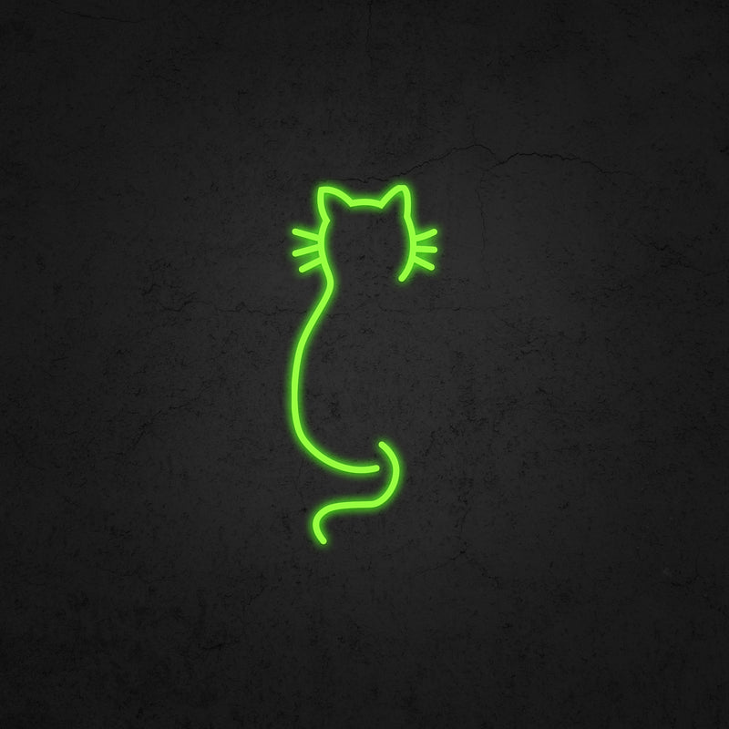 The Sight Of A Cat's Back Neon Sign | Neonoutlets.