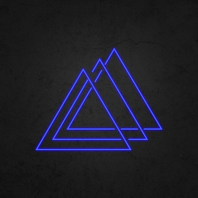 Three Triangles Neon Sign | Neonoutlets.